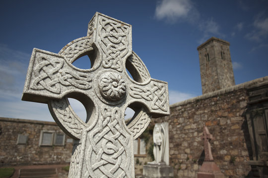 St Andrews Cathedral north sea Scotland celtics cemetery