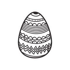 easter egg isolated icon