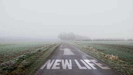 Sign 402 - NEW LIFE