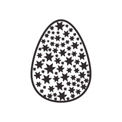 easter egg isolated icon