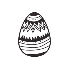 easter egg isolated icon