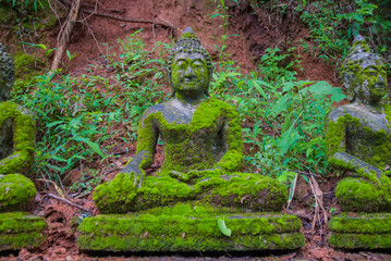 Statue of Buddha, Moss Island Buddha statue