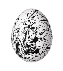 Colorful Easter Egg isolated on white