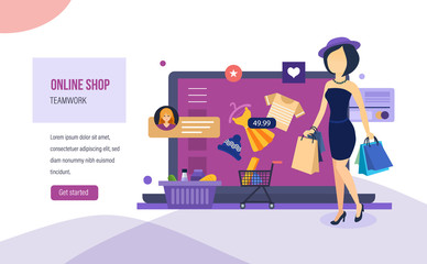 Online shop, ordering system of products, secure payment, online consulting.