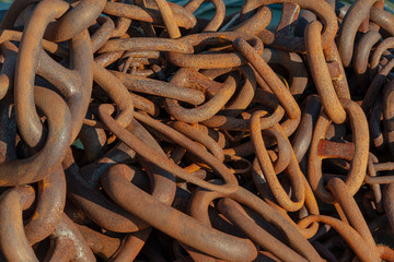 rusty chain texture