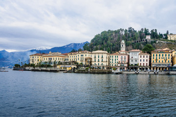 Fototapeta na wymiar Lake Como and Bellagio