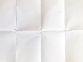 white folded paper background