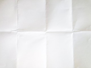 white folded paper background