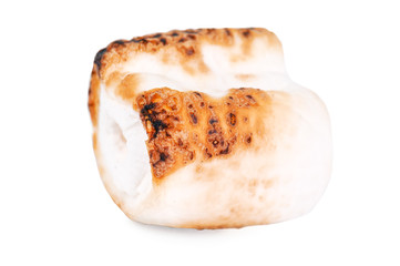 grilled marshmallow on white