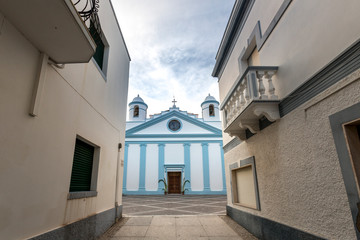 Fototapeta na wymiar Esterno Chiesa Santa Maria - Alghero (Sassari) - Sardegna