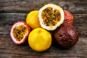 heap of passion fruit