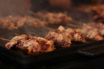 Brocheta de pulpo a la plancha