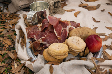 Early Settler Traveling Provisions