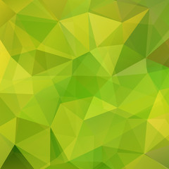 Fototapeta na wymiar Polygonal vector background. Can be used in cover design, book design, website background. Vector illustration. Green color.
