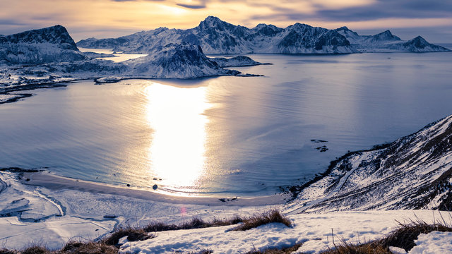 Lofoten seen from Mannen hike