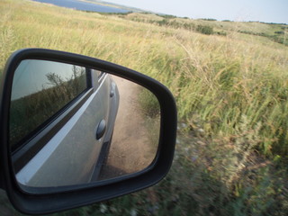 car on the road