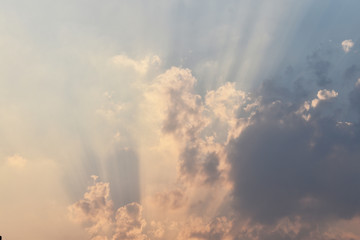 Obraz premium clouds and sun