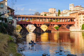 Naklejka premium Ponte Vecchio, Bassano del Grappa