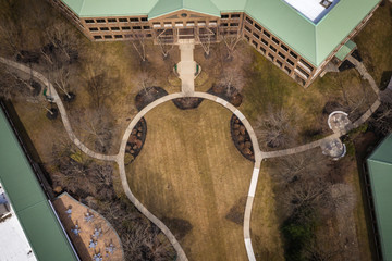 Abstract Aerial of Plainsboro New Jersey