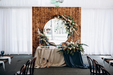 Wedding table decoration