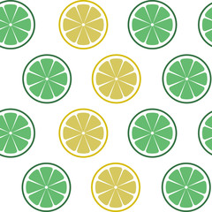 Seamless citrus pattern. vector illustration. Template for package, wallpaper, cover, textile, print design.