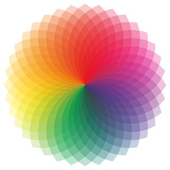 Farbkreis mit vielen Farbtönen - obrazy, fototapety, plakaty