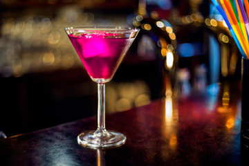Pink coctail