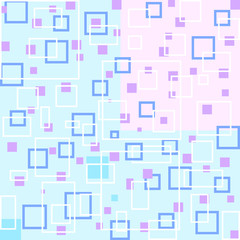Shape design graphic pattern modern colorful pink and blue outline stroke use for background. Vector illustration