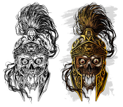 Skull Warrior Images – Browse 31,039 Stock Photos, Vectors, and