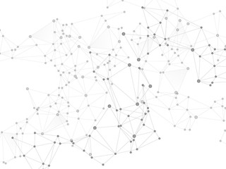 Block chain global network technology concept.