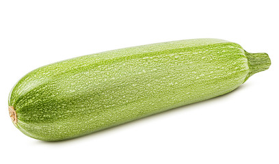 zucchini isolated on white background, clipping path, full depth of field