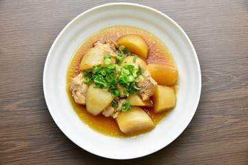 鶏とかぶの煮物