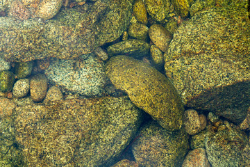 Underwater rocks in a creek II