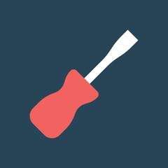 Silhouette icon screwdriver