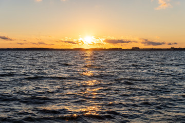 Seascape of Baltic Sea on Ruegen, Germany