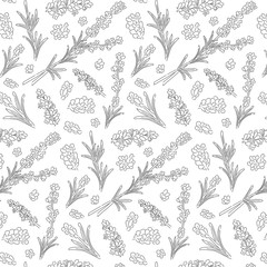 seamless lavander pattern