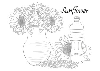 sunflower still life