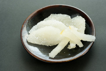 晩白柚の砂糖漬け