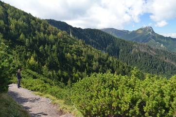 Tatry, koncowy odcinek szlaku z Doliny Jaworzynki na Przełęcz Między Kopami © Ewa