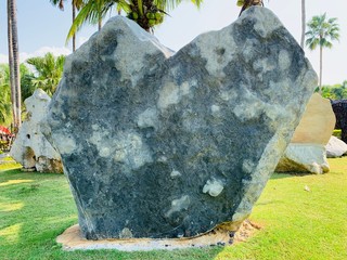 stone in the garden