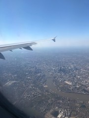 Fototapeta na wymiar London by Plane