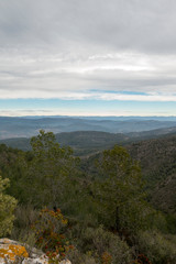 The mountains of the sierra de irta in Alcocebre