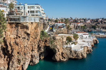 The harbour and historic district Kaleici in Antalya, Turkey.