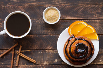 Swedish Cinnamon Buns and coffee