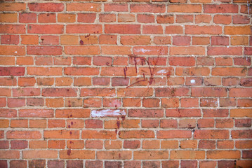 Obraz premium Background of old brick wall pattern texture.