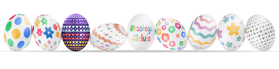 Polish Happy Easter Greeting Card