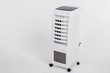 Outdoor air conditioning. Portable air purifier. Mini air conditioning on wheels. Mobile air...