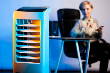 Air conditioning facilities. Outdoor air conditioning. Air purifier in the office. Humidifier....