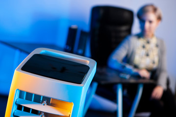 Air conditioning facilities. Outdoor air conditioning. Air purifier in the office. Humidifier....