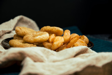 Fast food Homemade Crunchy Fried onion rings